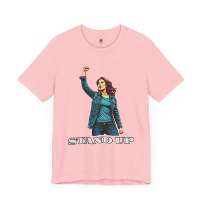 Empowerment Joins Unisex Tee - "Stand Up" & "We Will Stand Behind You" Back & Front