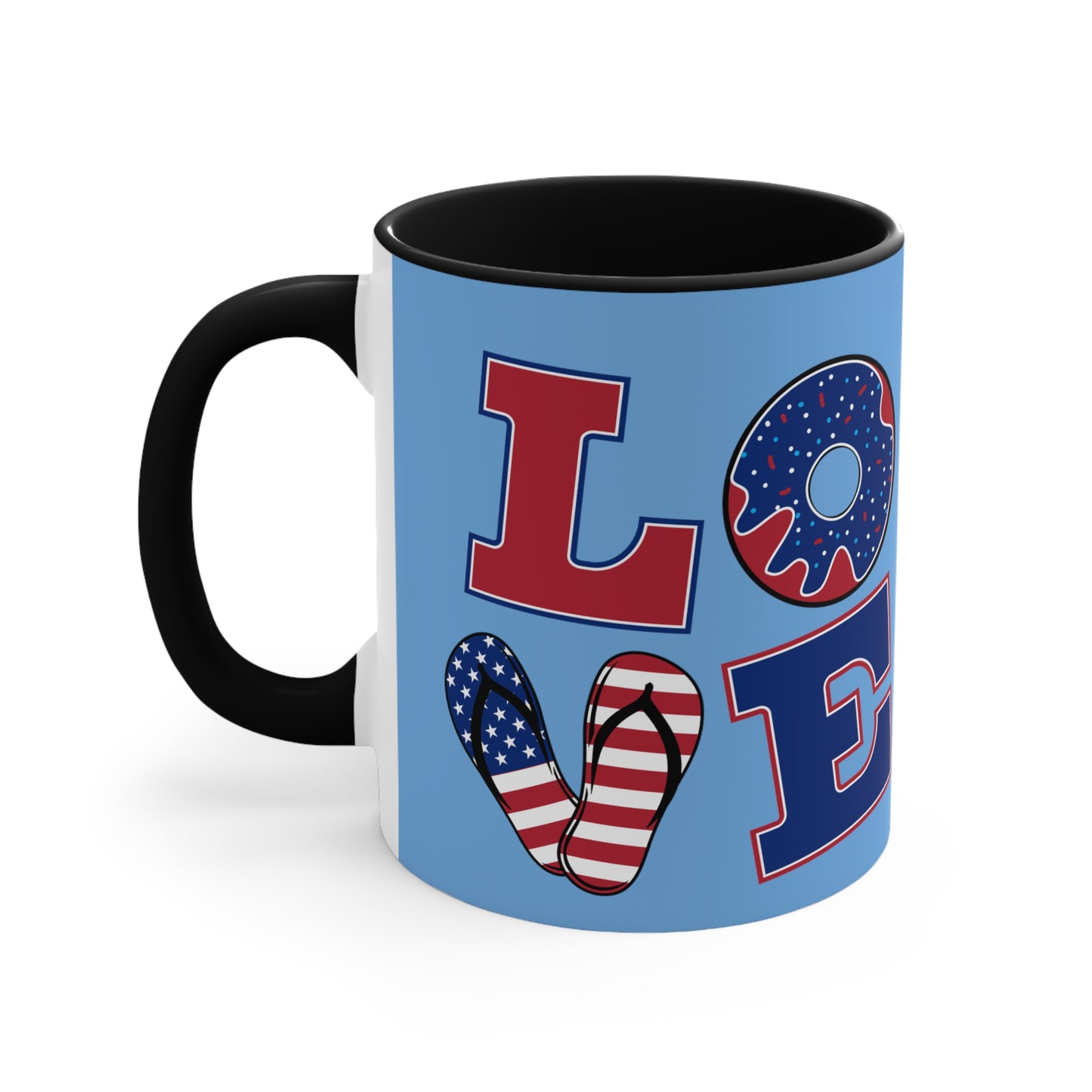 Love 4 Of July 11oz Mug