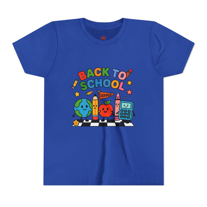 Back to School Youth Tee, Fun Kids T-Shirt, Classroom Apparel, Learning Gift, Bright Graphic Tee