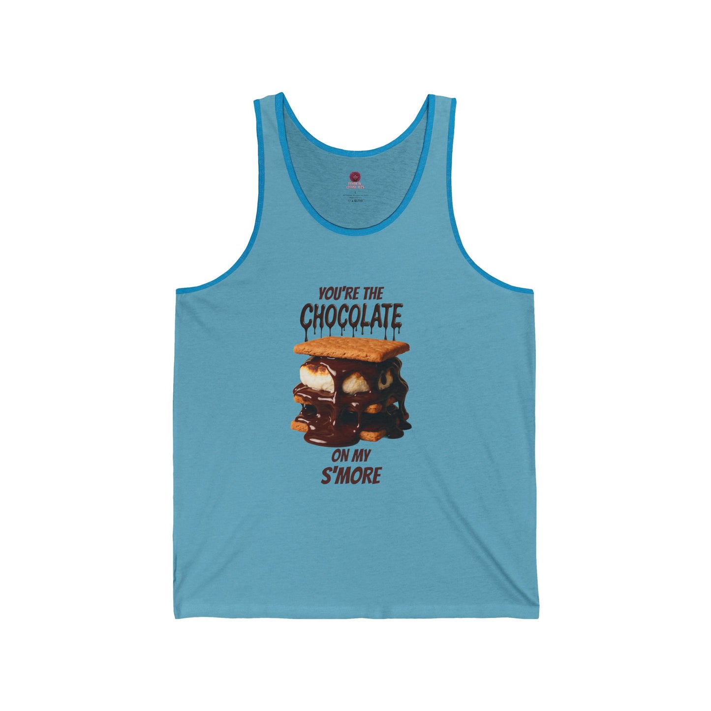You're the Chocolate On My S'more Unisex Tank Top |Gift for Foodies, or Campfire Nights