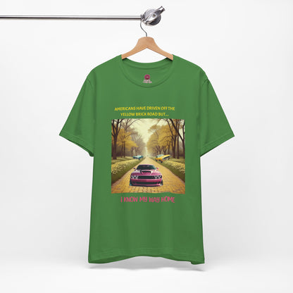 I Know My Way Home Unisex Graphic Tee - Vintage Car Design