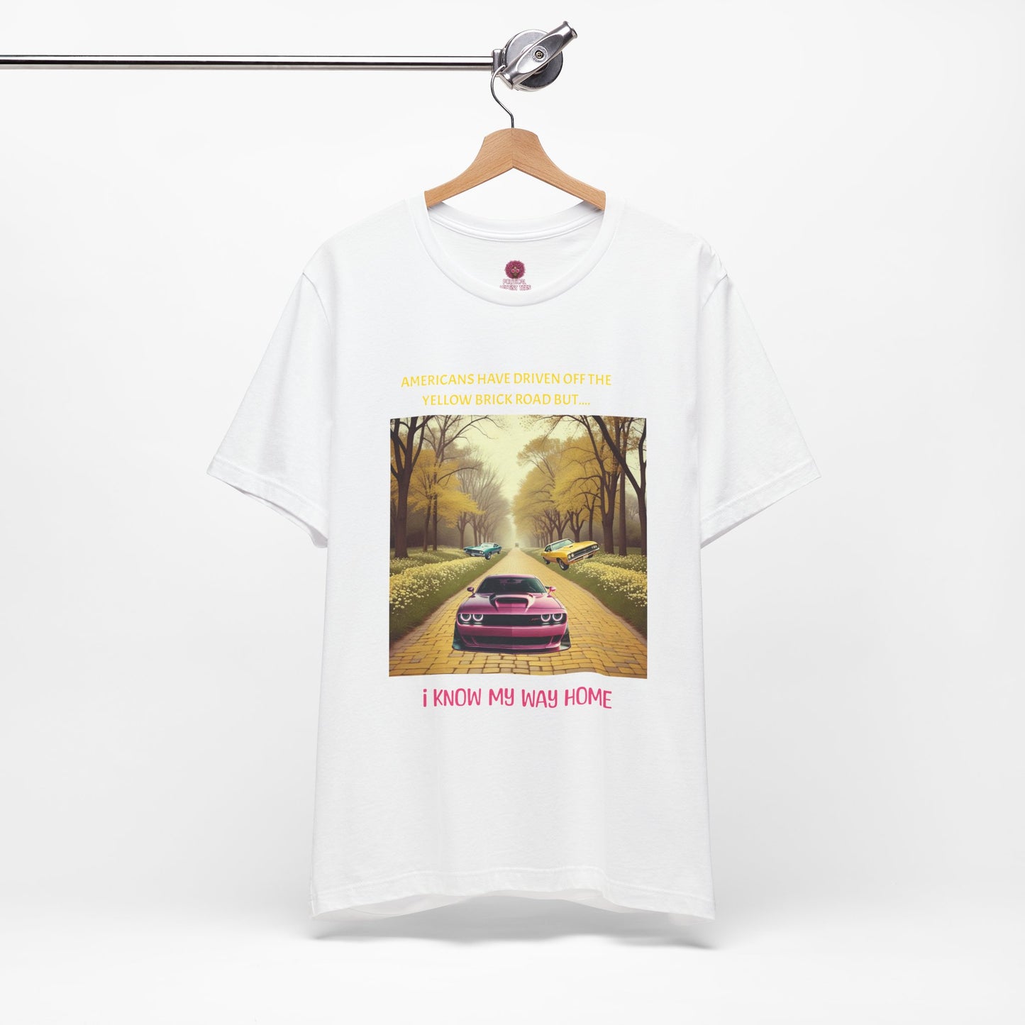 I Know My Way Home Unisex Graphic Tee - Vintage Car Design