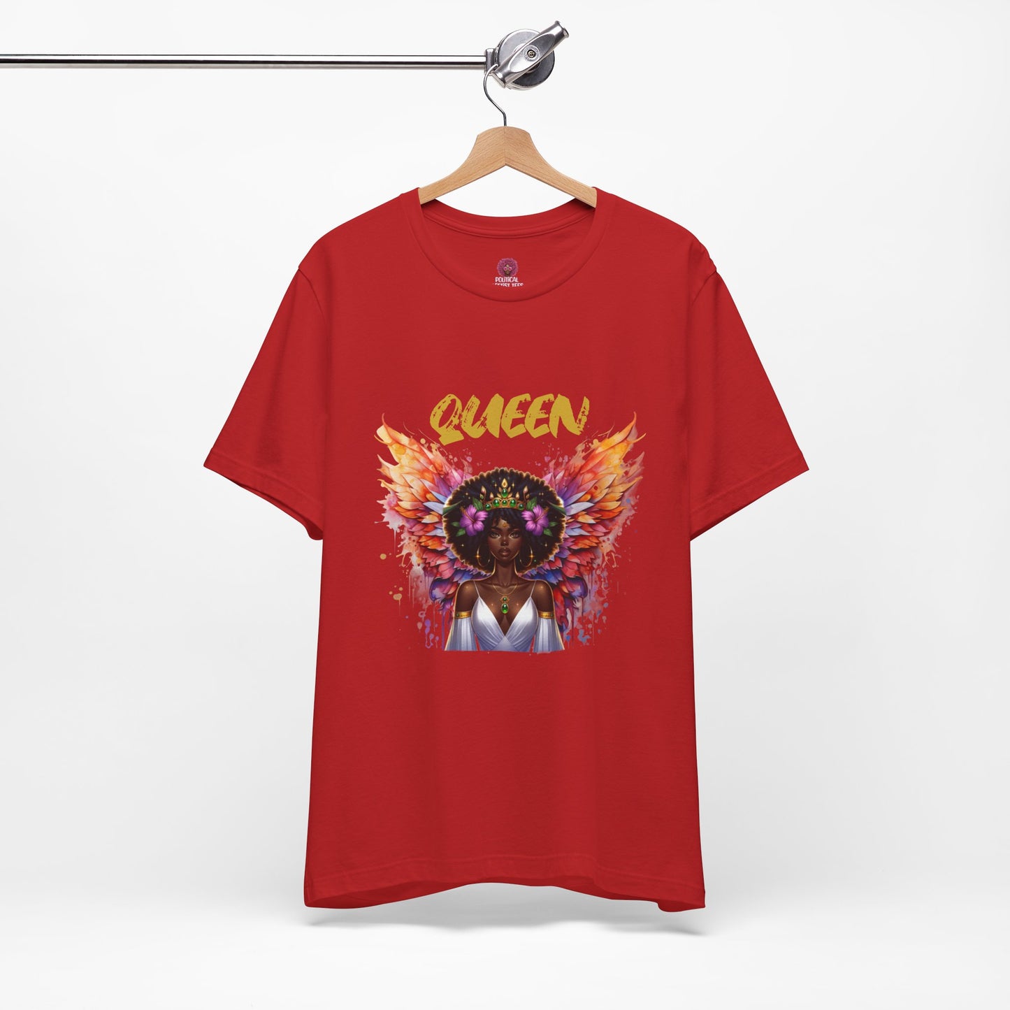 Queen Unisex Short sleeve Jersey Tee - Empowering Graphic Tee for Confident Women