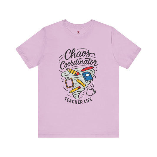 Chaos Coordinator Teacher Tee - Fun Unisex Shirt for Educators, Teaching Gift, Back to School Apparel, Teacher Life T-Shirt