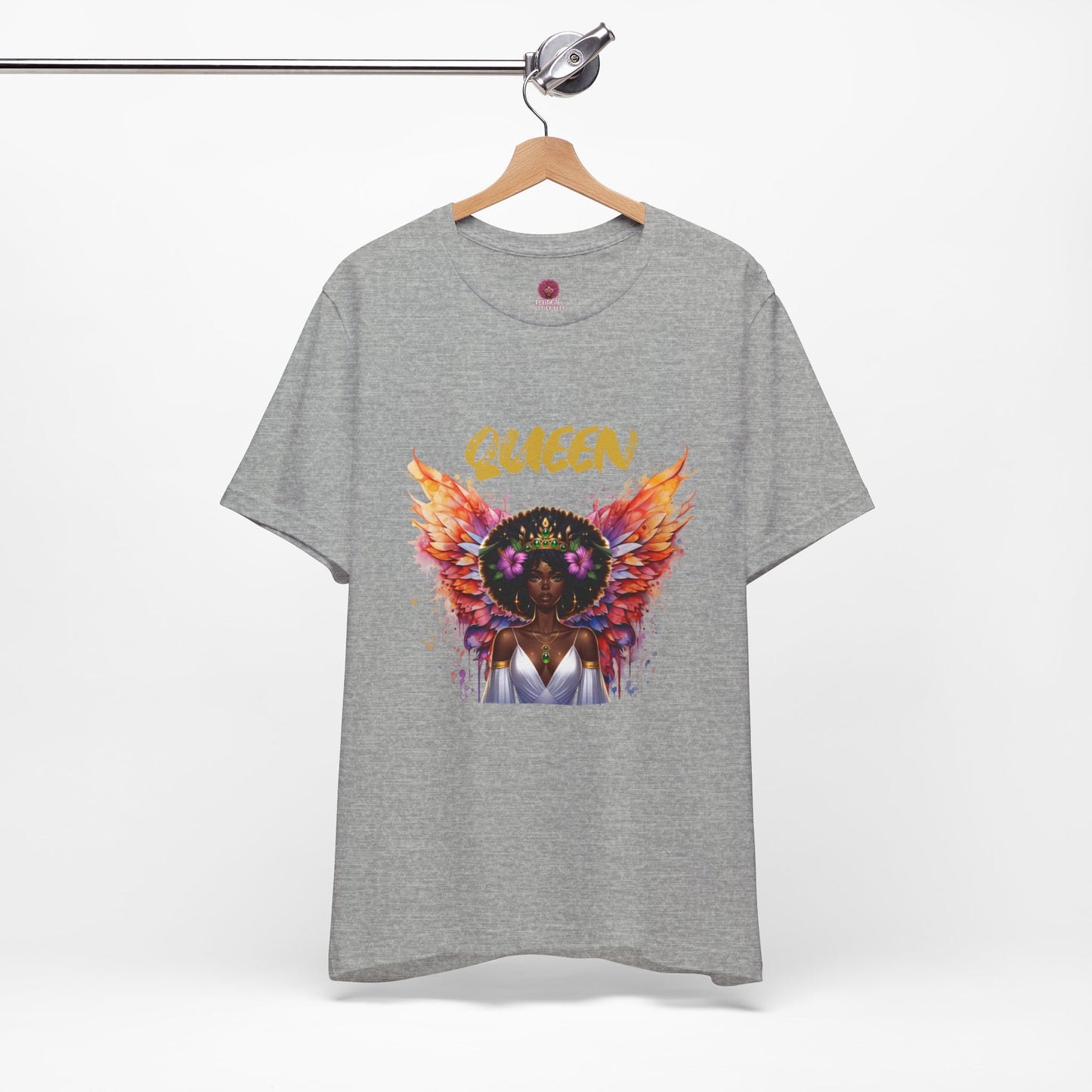 Queen Unisex Short sleeve Jersey Tee - Empowering Graphic Tee for Confident Women