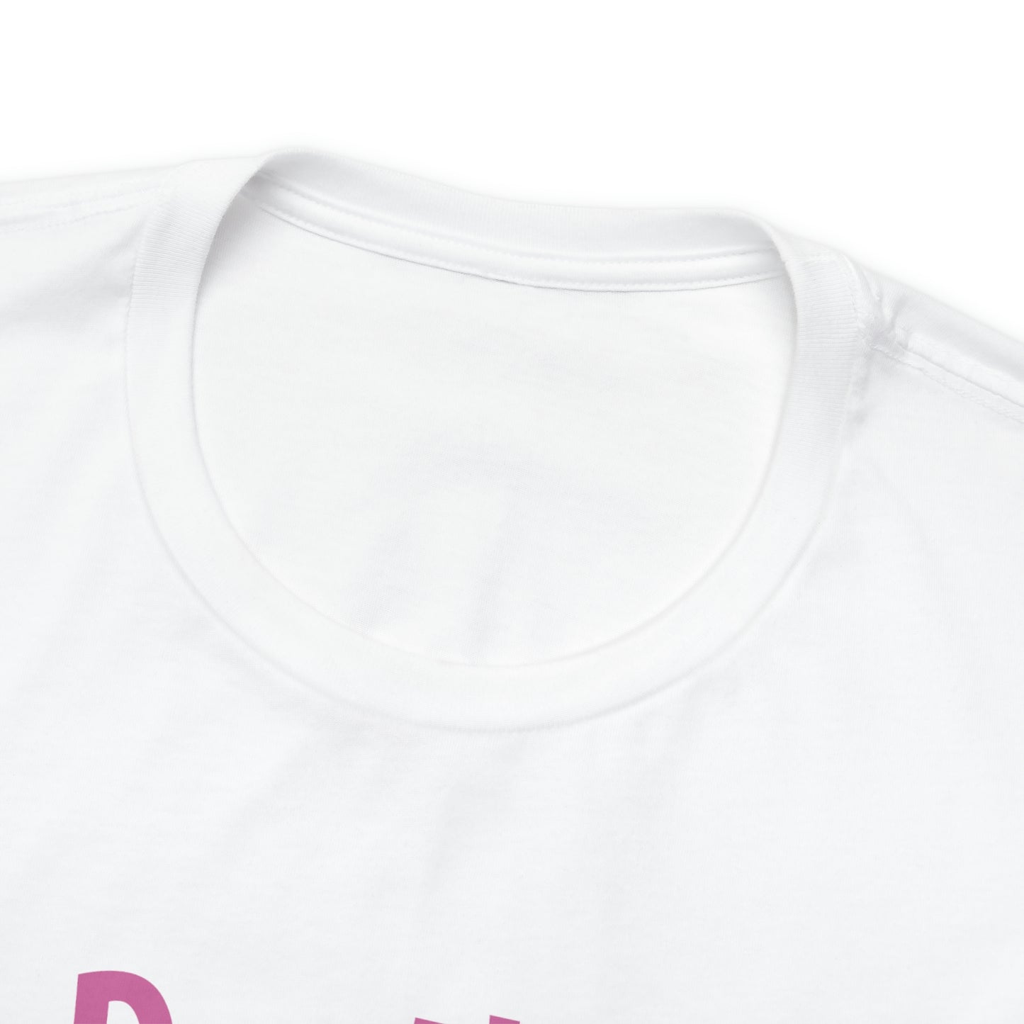 A white unisex cotton t-shirt with the DO NOT PUT ME IN A BOX logo on it.