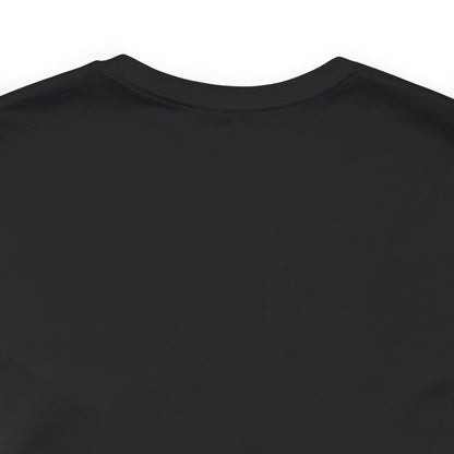 The back of a black retail fit t-shirt made of Airlume combed cotton, DO NOT PUT ME IN A BOX.